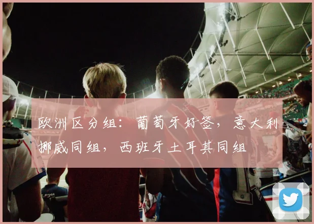 欧洲区分组：葡萄牙好签，意大利挪威同组，西班牙土耳其同组