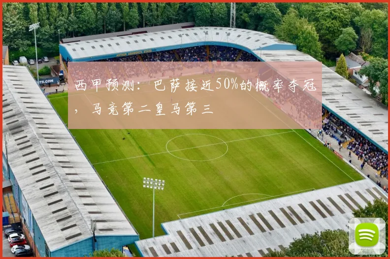 西甲预测：巴萨接近50%的概率夺冠，马竞第二皇马第三
